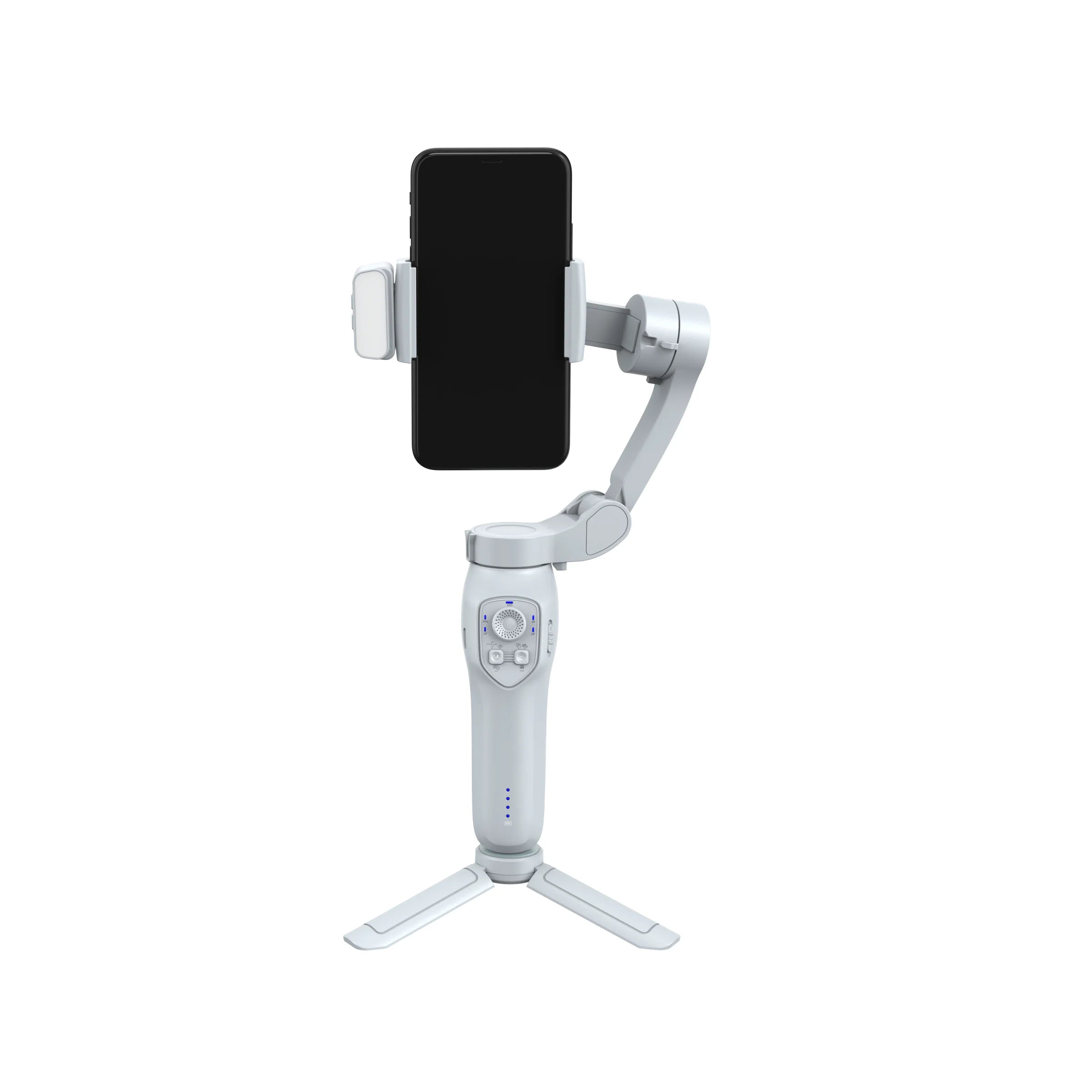 Portable 3 Axis Gimbal Stabilizer for Android & IOS New Foldable Auto Face Tracking Video Recording Device