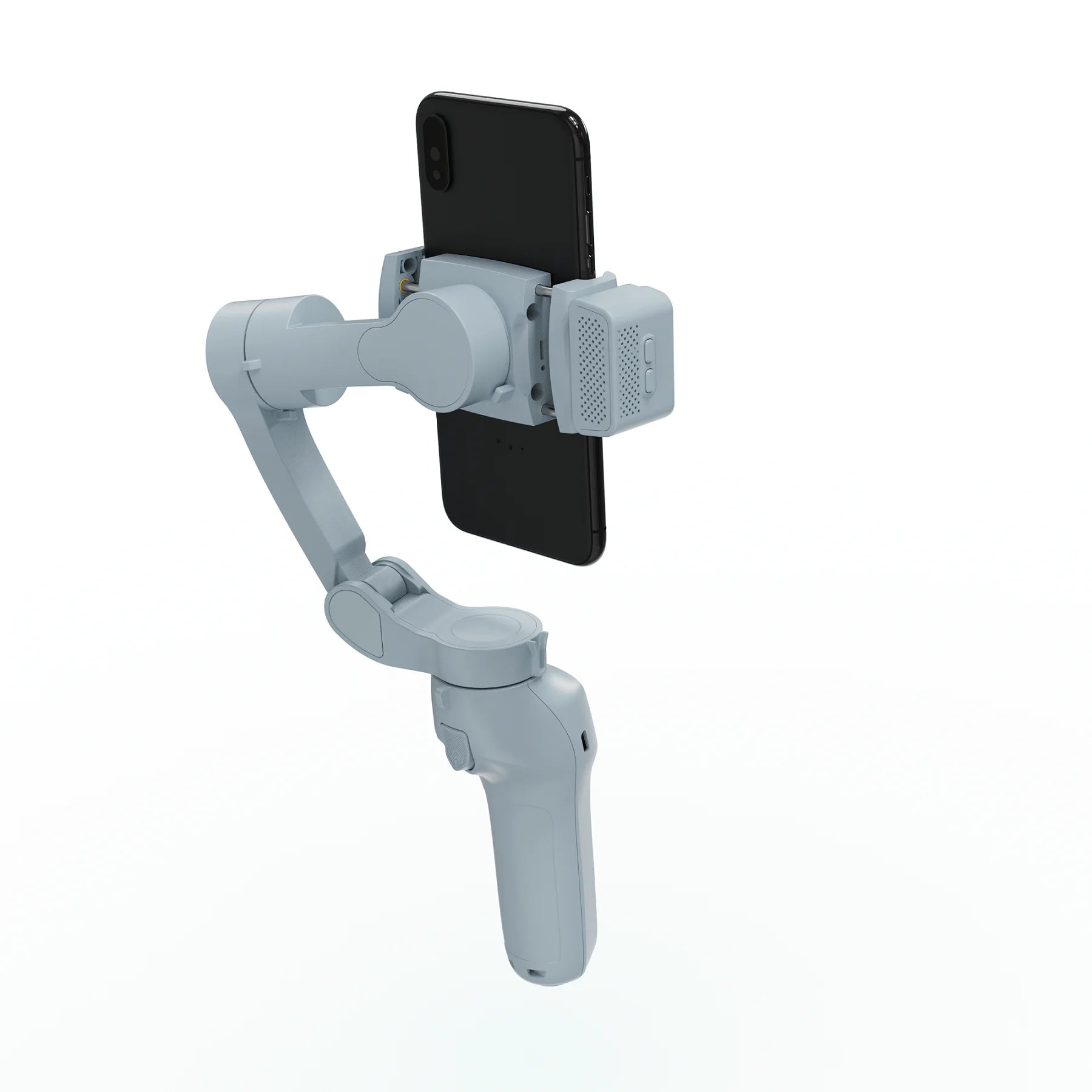 Portable 3 Axis Gimbal Stabilizer for Android & IOS New Foldable Auto Face Tracking Video Recording Device