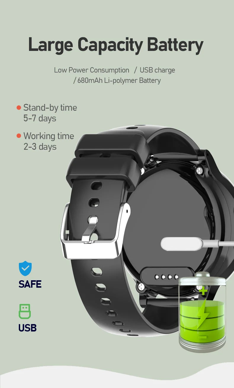 Best Selling CT06Pro OEM WIFI GPS Children Watches Kids tracker Video SOS Emergency Call Sim Kids Watch With Gps