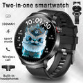 A NEW Smart Watch TWS 2-in-1 Headset Bluetooth Call Heart Rate Blood Pressure Health Monitoring Headphones Play Music Smartwatch