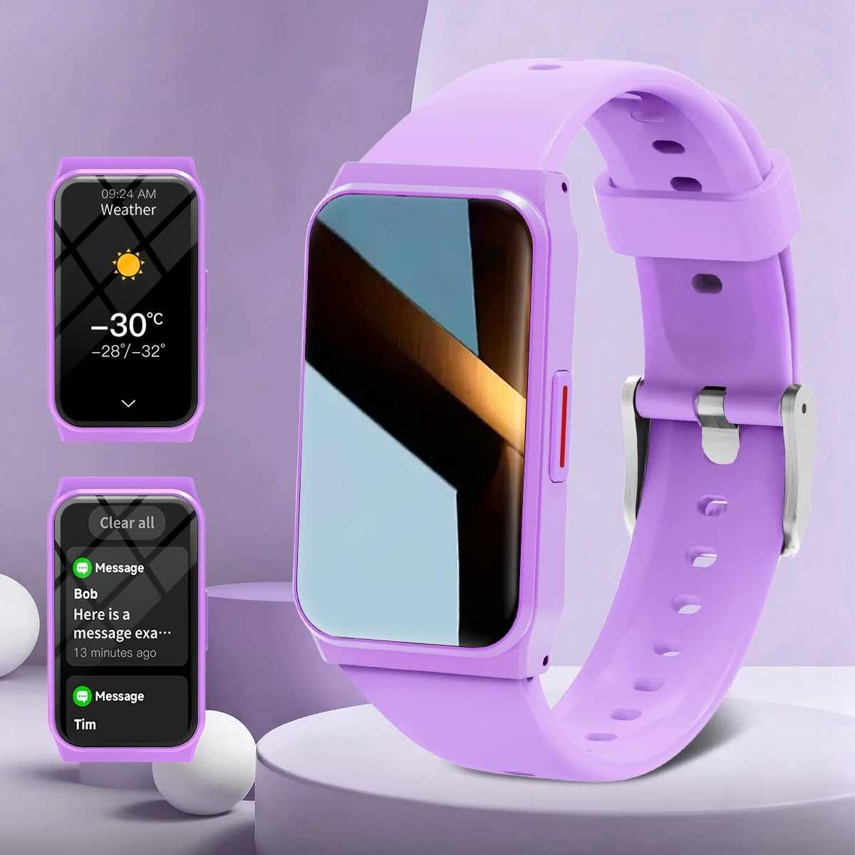 Smart Watch 1.45-inch Display Screen Lightweight Health&Sleep Monitoring Fitness Tracker For Android&IOS Men Women Smartwatch