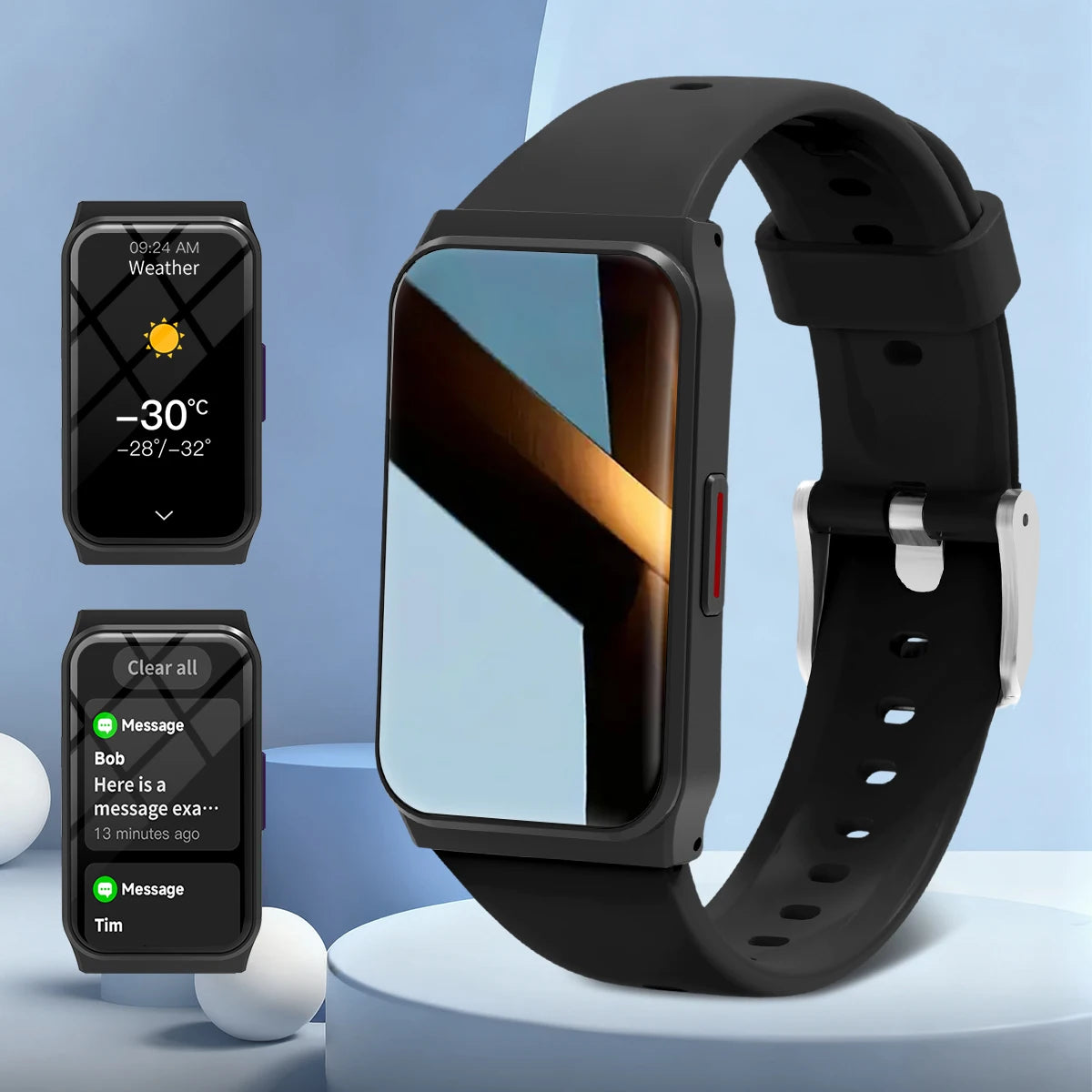 Smart Watch 1.45-inch Display Screen Lightweight Health&Sleep Monitoring Fitness Tracker For Android&IOS Men Women Smartwatch