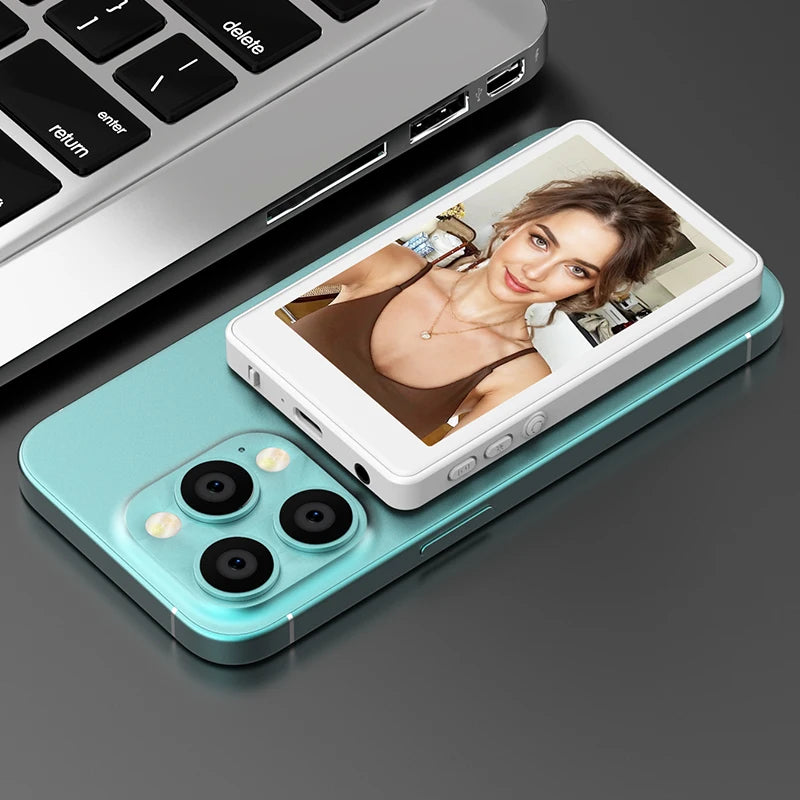 Vlog Selfie Monitor Screen Magnetic Phone Back Camera Monitor for Vlog Live Stream Compatible with iPhone & Android